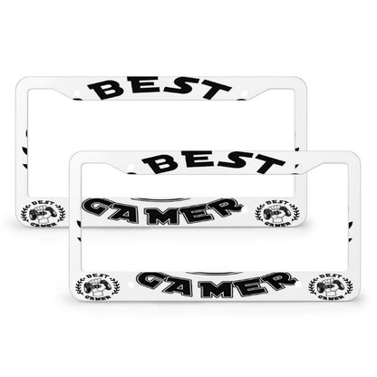 License Plate Frames with 4 Round Holes (1 Pair)