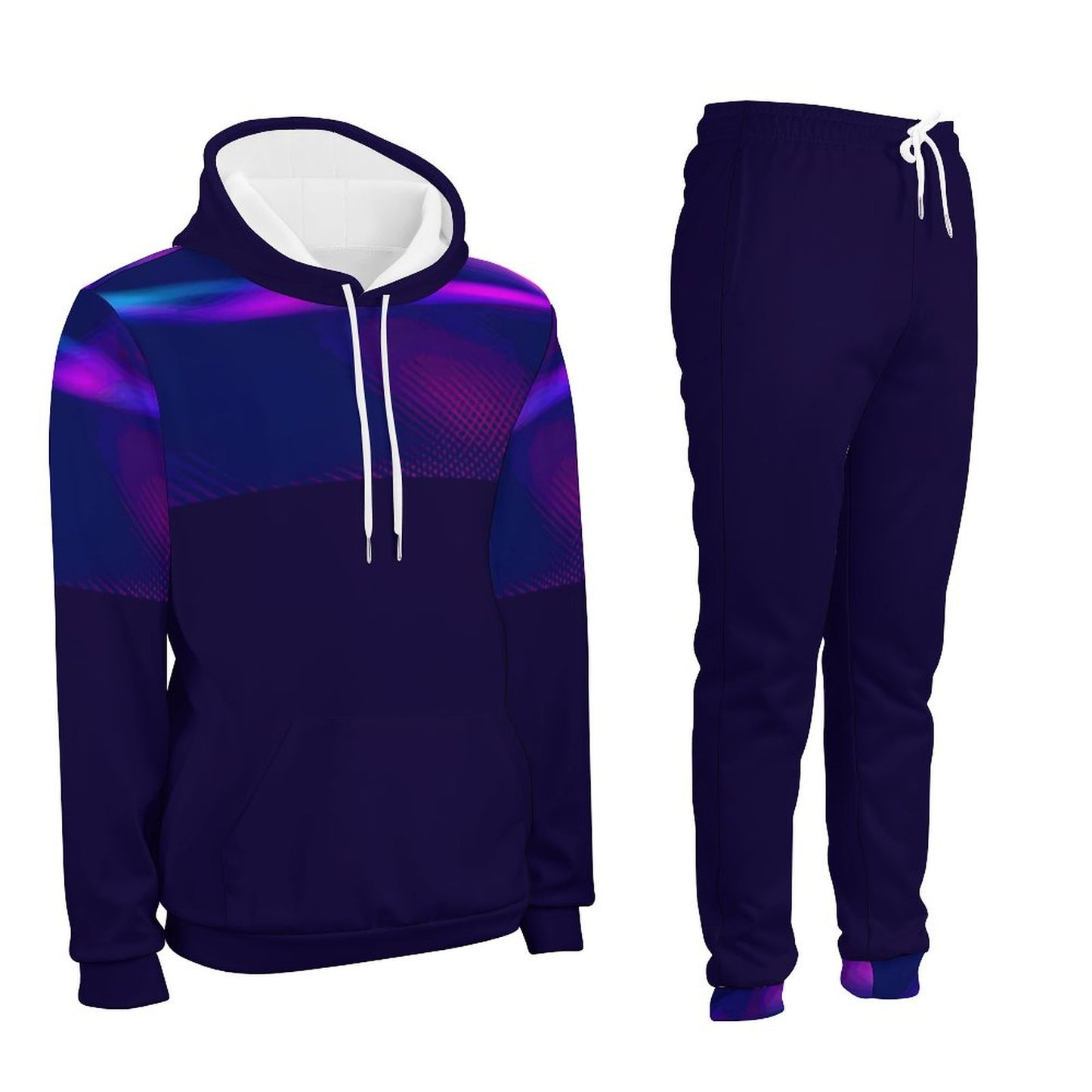 MULTICOLOR  Hoodie & Joggers Set -SMALL-5XL