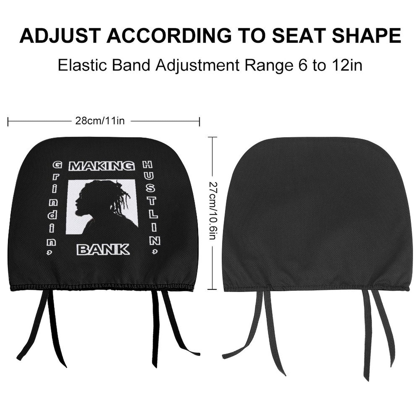 Custom Car Headrest Covers