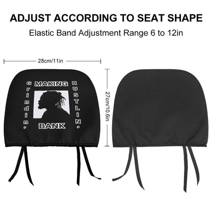 Custom Car Headrest Covers