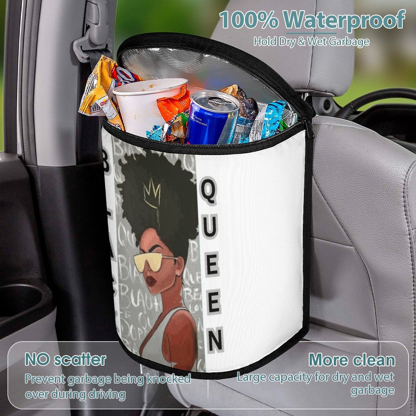 Collapsible Car Trash Bin
