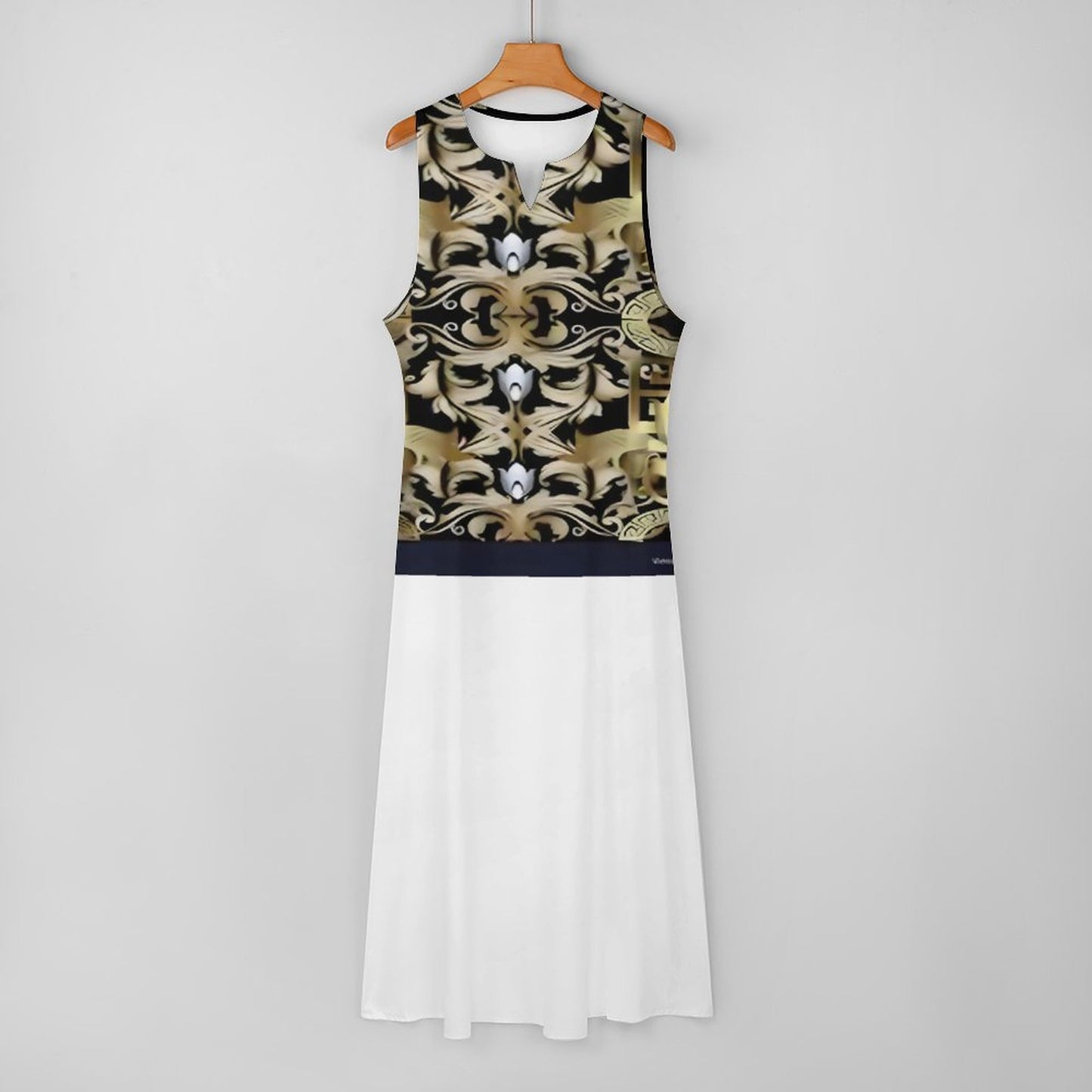 Sleeveless Ankle-length Dress GQ (All-Over Printing)