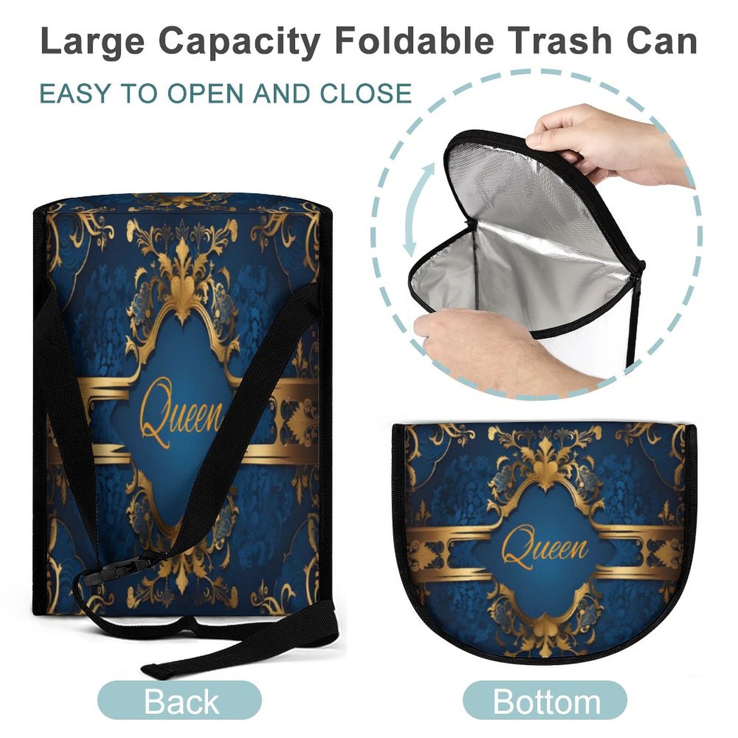 Collapsible Car Trash Bin