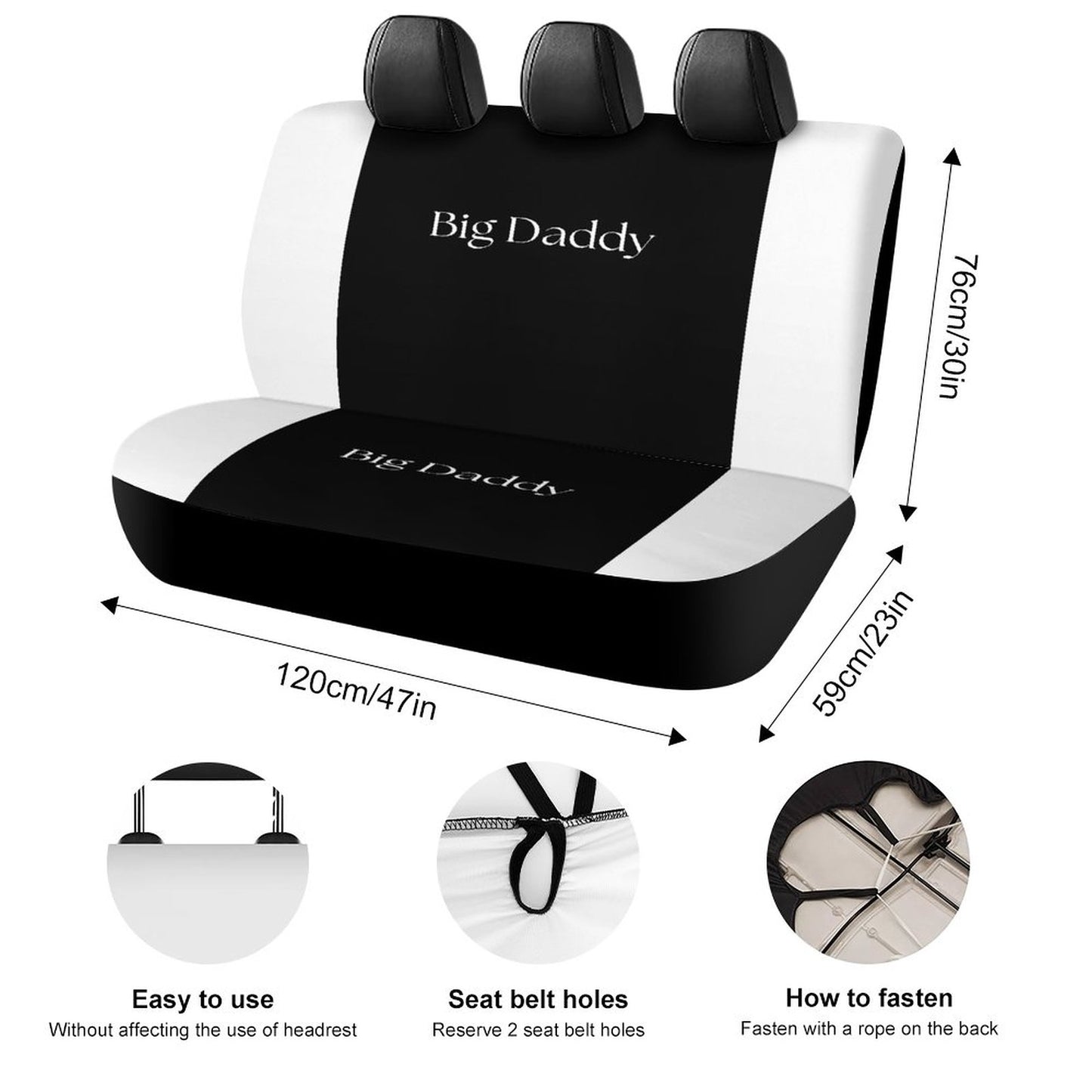 Back Seat Cover for Cars-BIG DADDY