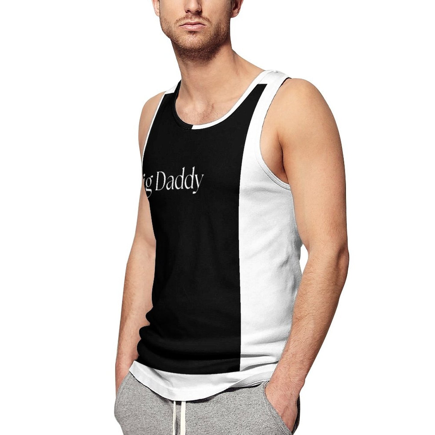 Men's Printed Vest BK (All-Over Printing)