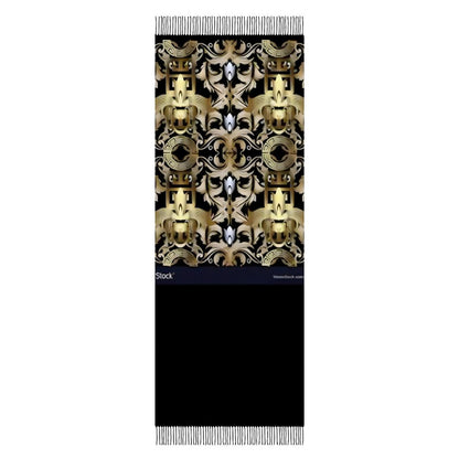 Cashmere-like Tassel Scarf (All-Over Printing)