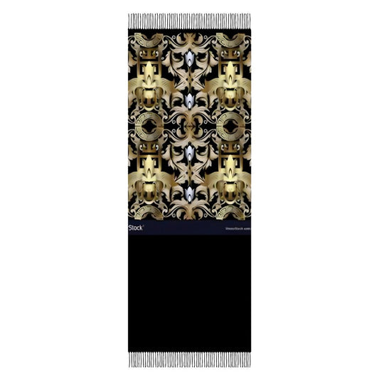 Cashmere-like Tassel Scarf (All-Over Printing)