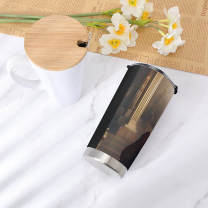 Car Travel Coffee Mug with Lid (All-Over Printing)