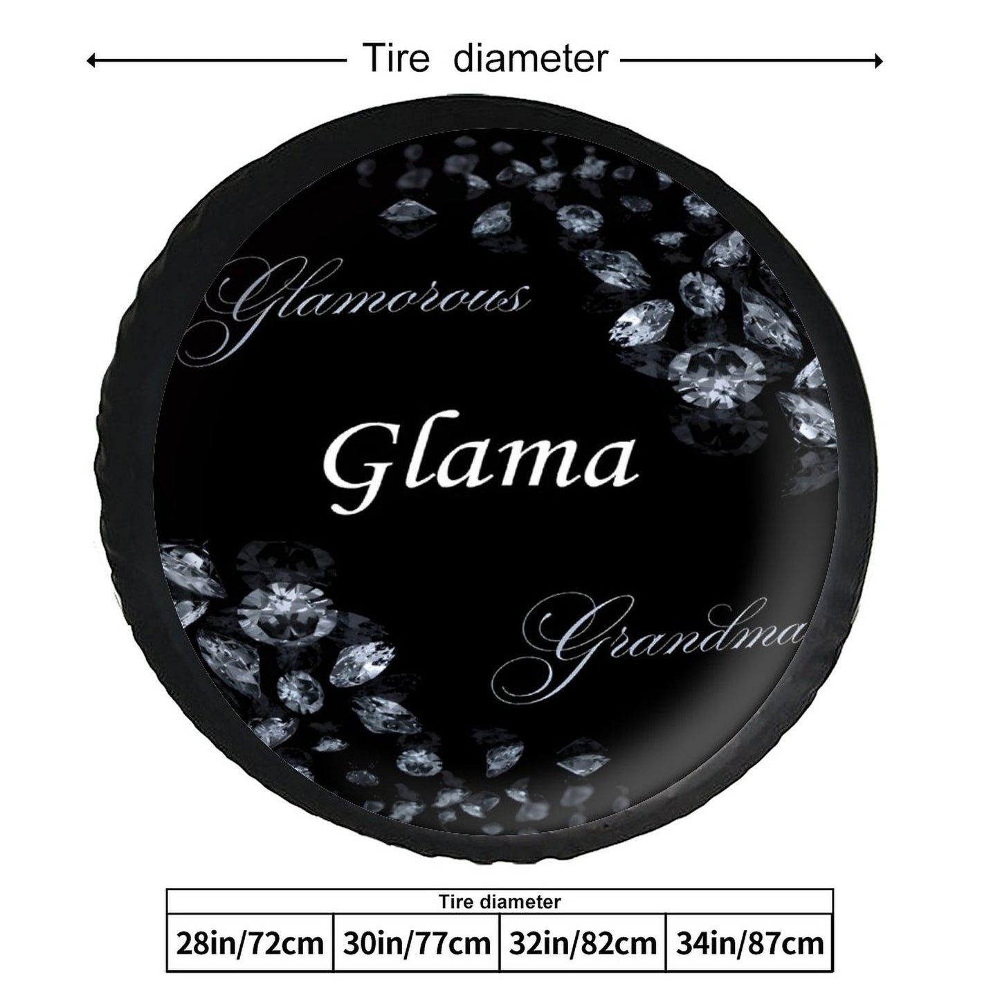 Leather Tire Cover(One-sided Printing)