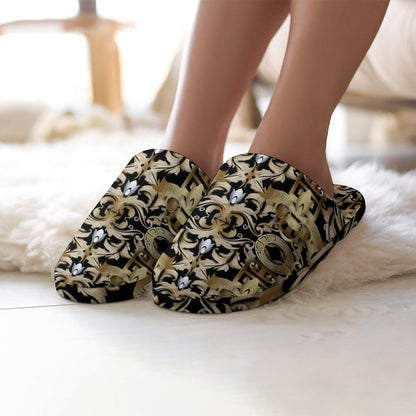 Flannel Ladies Cotton Slippers