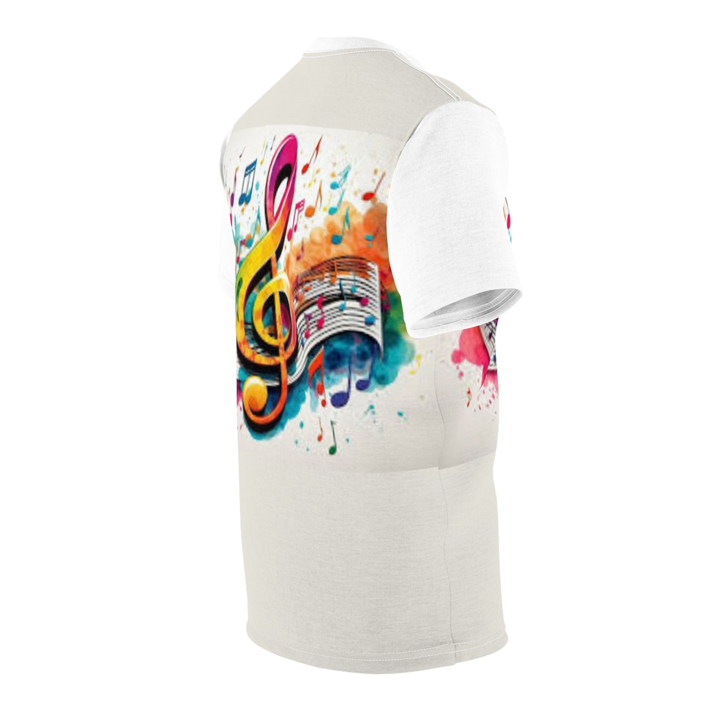 MUSIC GRAFFITI Unisex Tee-SMALL-3XL