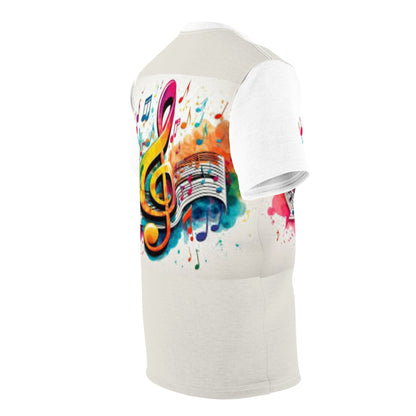 MUSIC GRAFFITI Unisex Tee-SMALL-3XL
