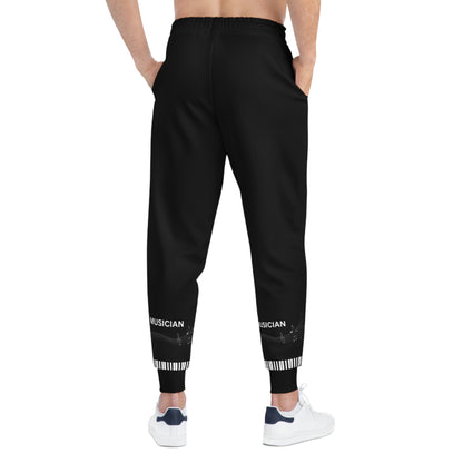 MUSICIAN'S PIANO Unisex Athletic Joggers