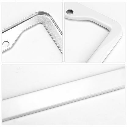 License Plate Frames with 4 Round Holes (1 Pair)
