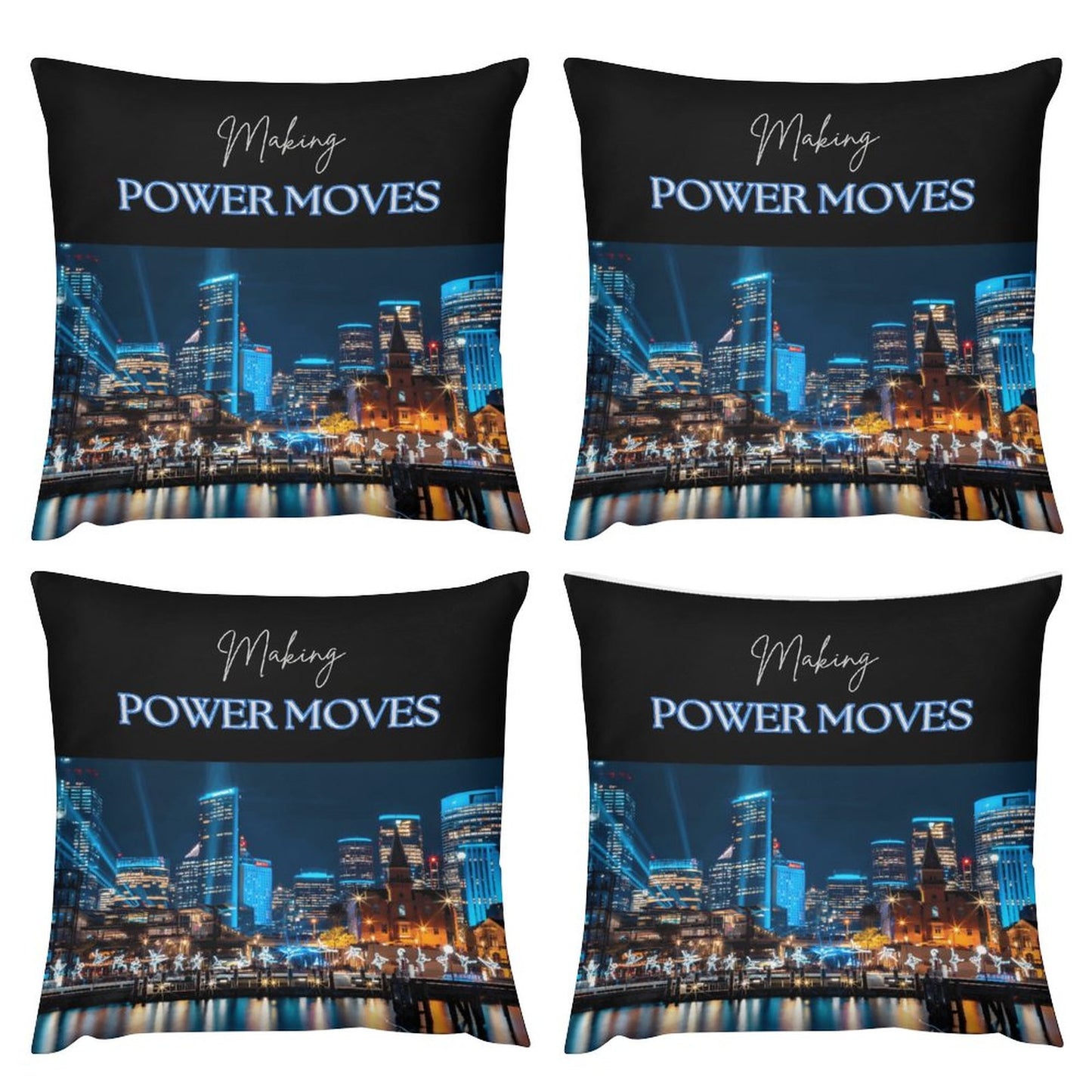 Plush Pillowcase Set of 4