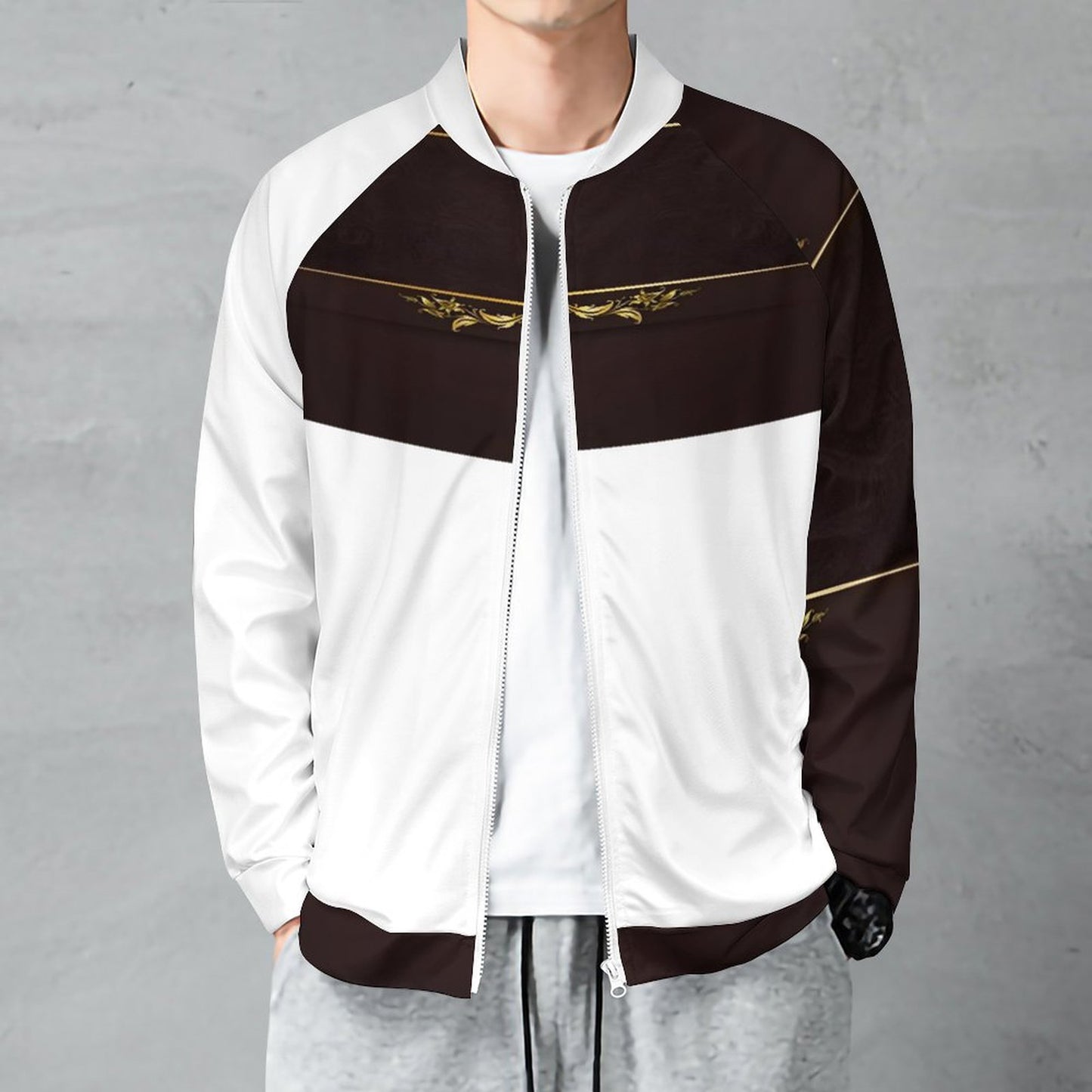 Raglan Zip-up Shirt WY10 (All-Over Printing)