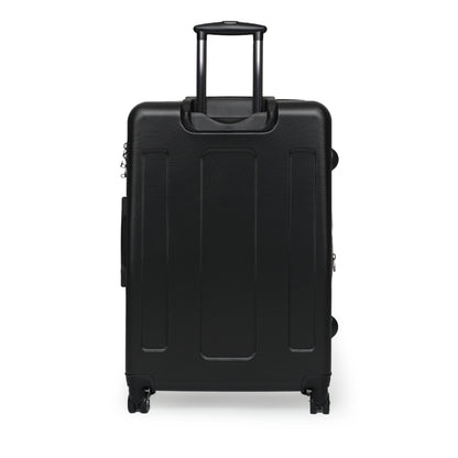 STREET CULTURE GOLD ALLIGATOR Print Suitcase (with lock/4 double swivel wheels/inner pockets)-SMALL/MEDIUM/LARGE