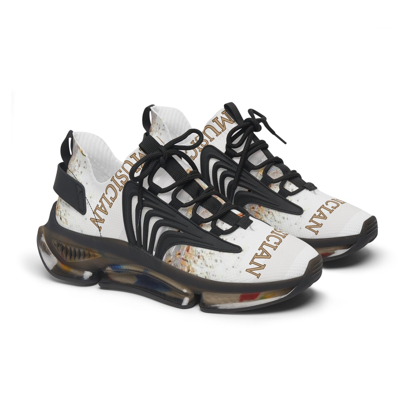 MUSICIAN In Gold Women's Mesh Sneakers