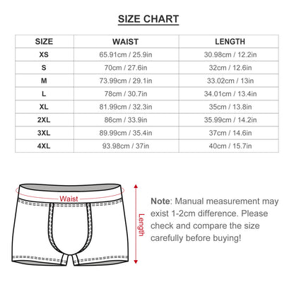 DTG 190gsm Cotton Comfort Soft Boxer Briefs for Men(All-Over Printing)