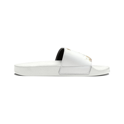 MUSICIAN In Gold Unisex Slide Sandals