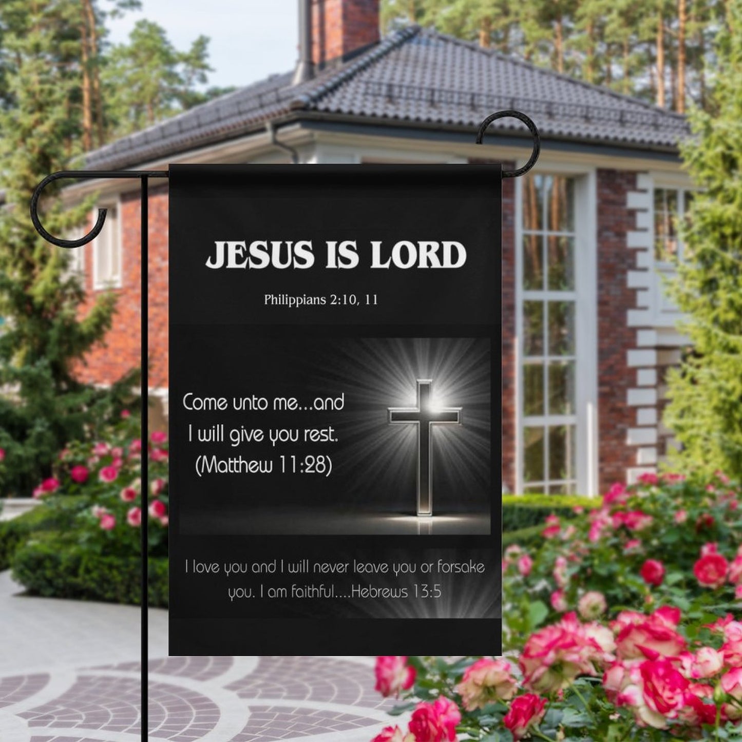 Garden Flag (2 Pics on 2 Sides)-12"x18"