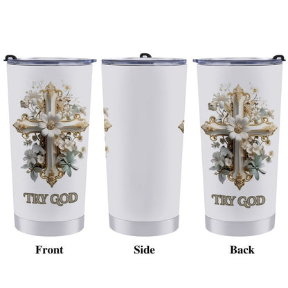 Car Travel Mug Set with Cleaning Kit (590ml/20oz)