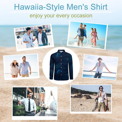 Men's Long Sleeve Shirt with Pocket LS (All-Over Printing)