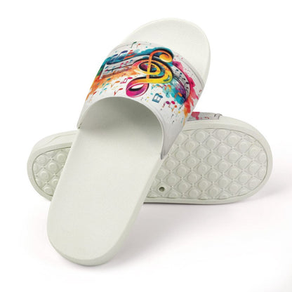 MUSIC GRAFFITI Unisex PVC Slippers or Slides