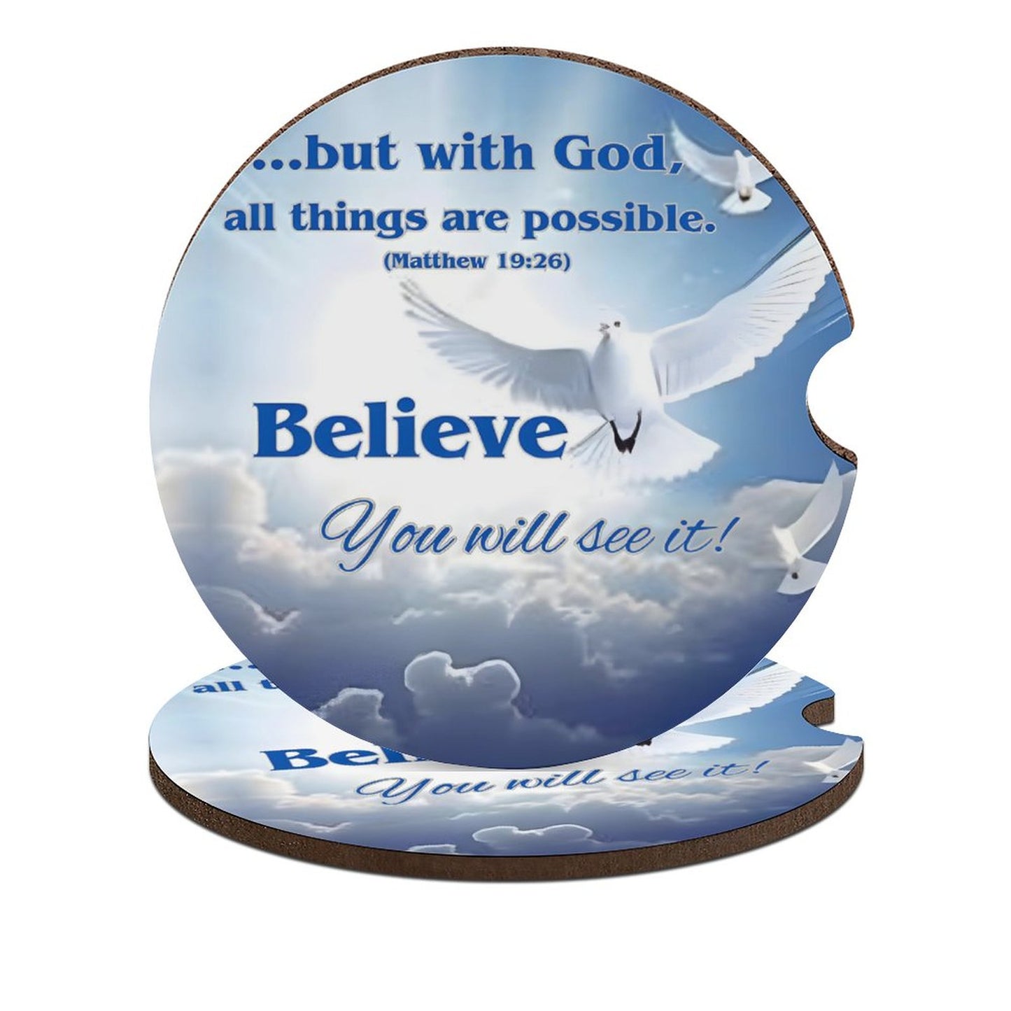 Car Coaster-BELIEVE