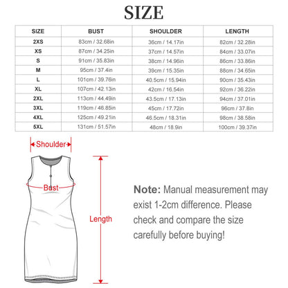 250gsm Tank Top Pocket Dress(All-Over Printing)