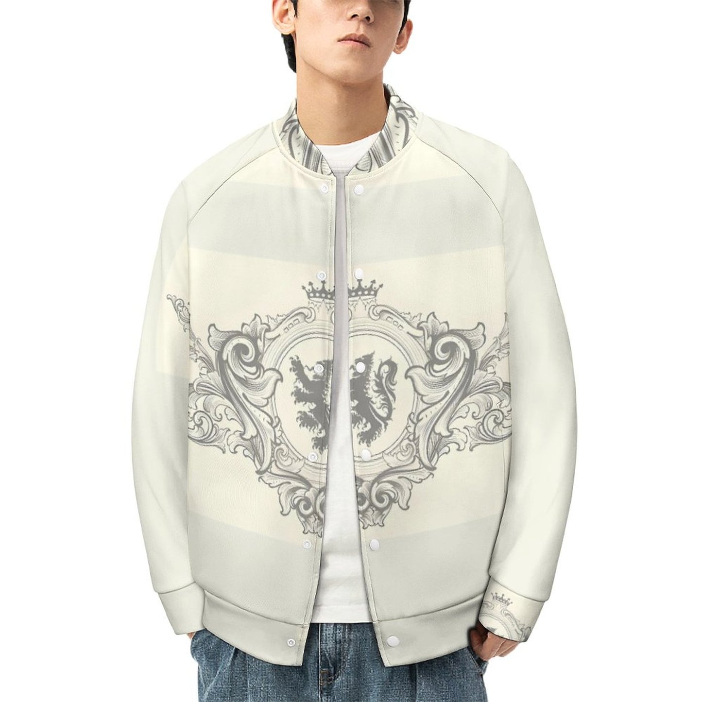 Men's Baseball Jacket (All-Over Printing)