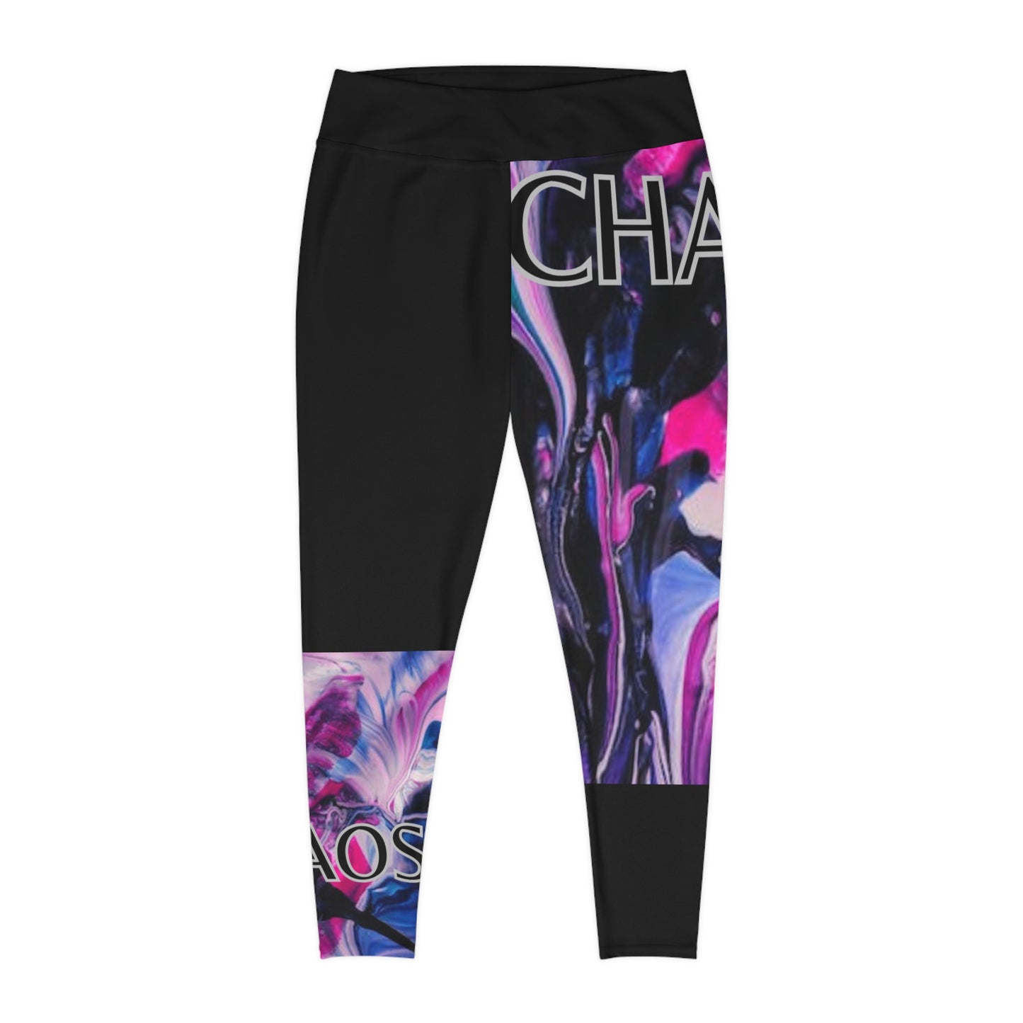 CHAOS Plus Size Leggings (black)-2XL-6XL