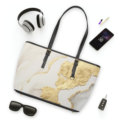 GOLD FOIL 3D Leather Shoulder Bag