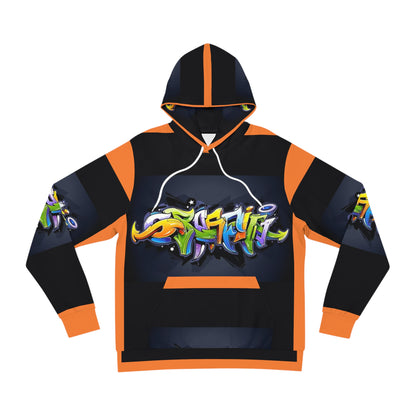 COLORFUL GRAFFITI UNISEX black/orange Fashion Hoodie