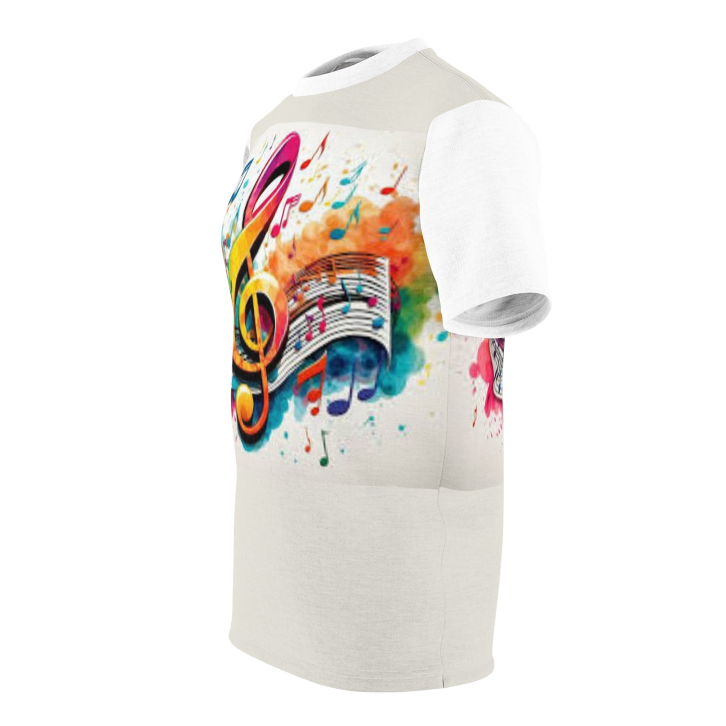 MUSIC GRAFFITI Unisex Tee-SMALL-3XL