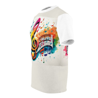 MUSIC GRAFFITI Unisex Tee-SMALL-3XL