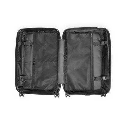 STREET CULTURE GOLD ALLIGATOR Print Suitcase (with lock/4 double swivel wheels/inner pockets)-SMALL/MEDIUM/LARGE