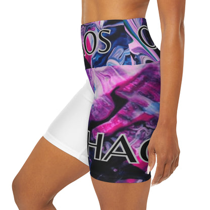 CHAOS High Waisted Yoga Shorts-*2XS-XL