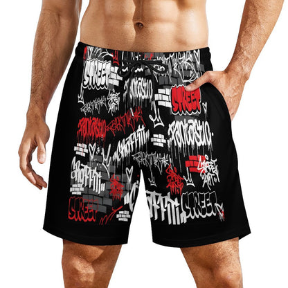 Men's Beach Shorts with 4 Pockets