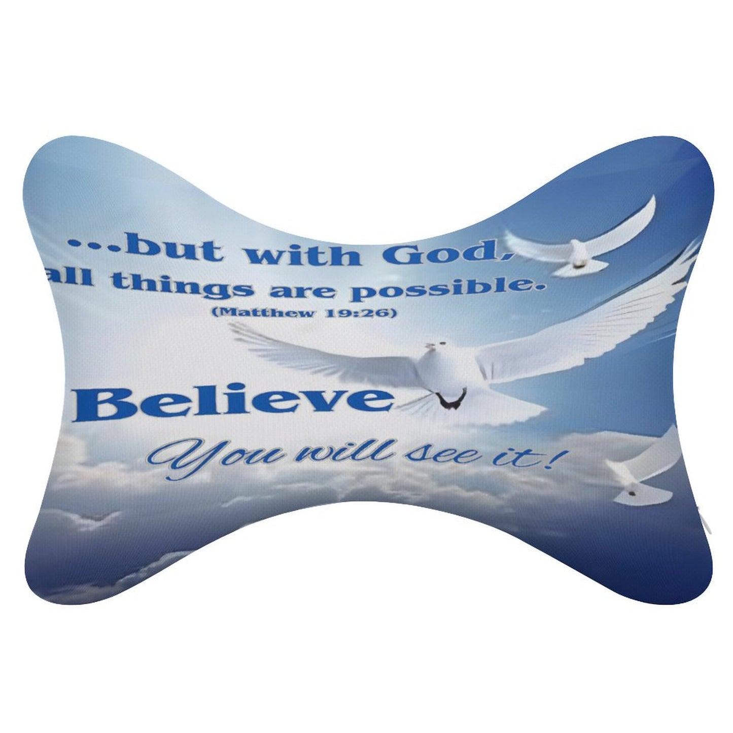 Car Pillow-BELIEVE