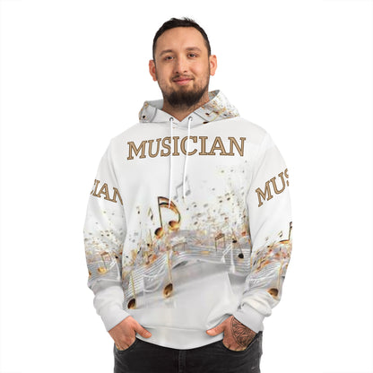 MUSICIAN In Gold Unisex Fashion Hoodie