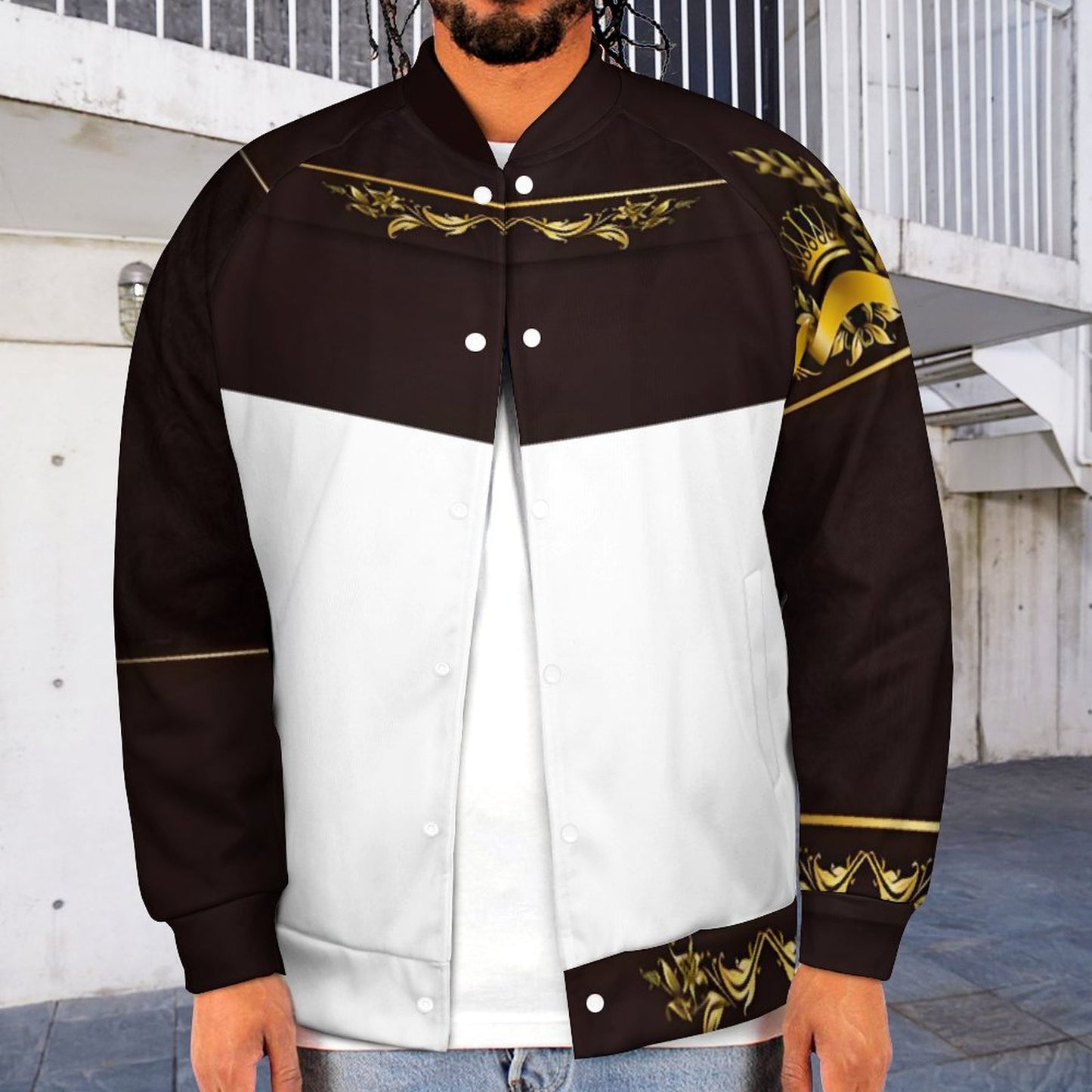 Men's Baseball Jacket (All-Over Printing)