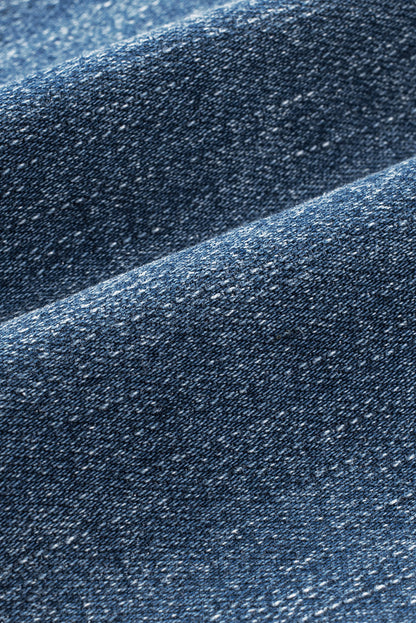 US Flag Mid-Rise Waist Straight Jeans-4-18