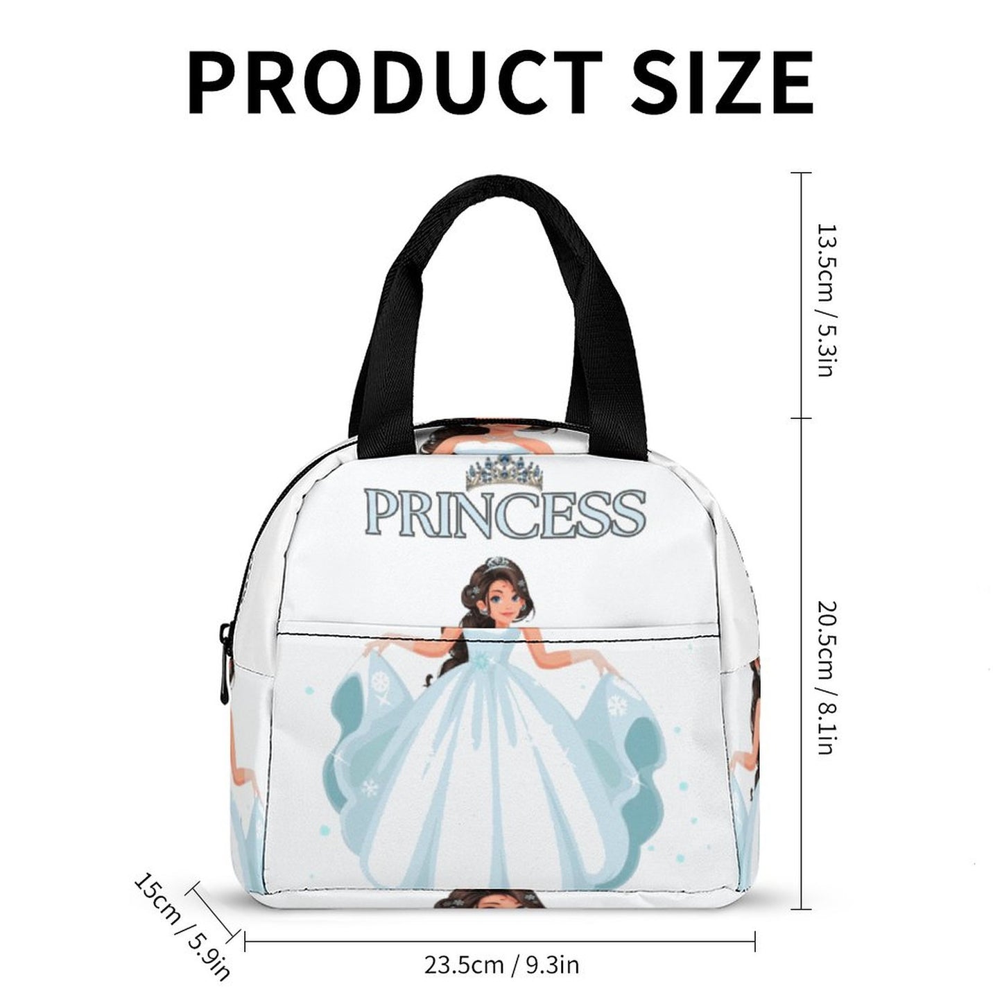 Insulated Lunch Bag with Pocket (All-Over Printing)