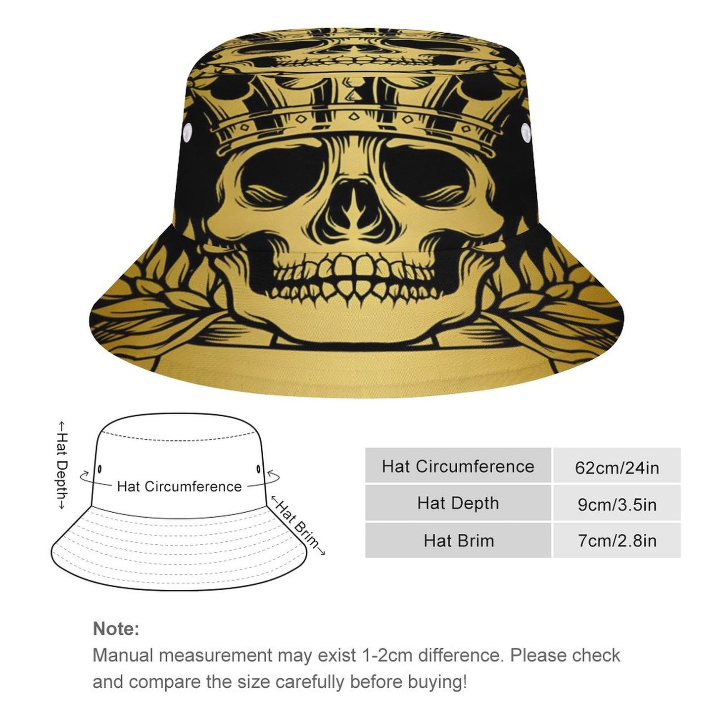 Oversized Bucket Hat(All-Over Printing)