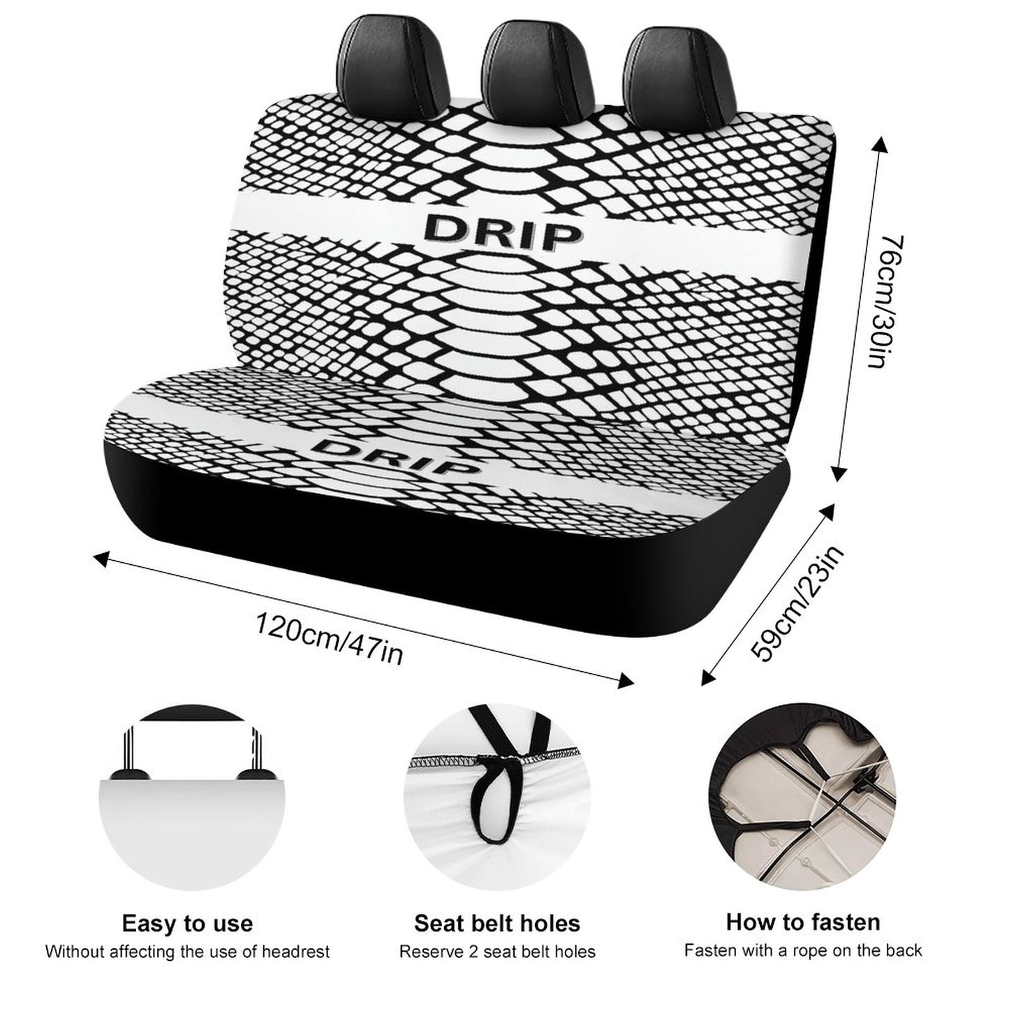 Back Seat Cover for Cars