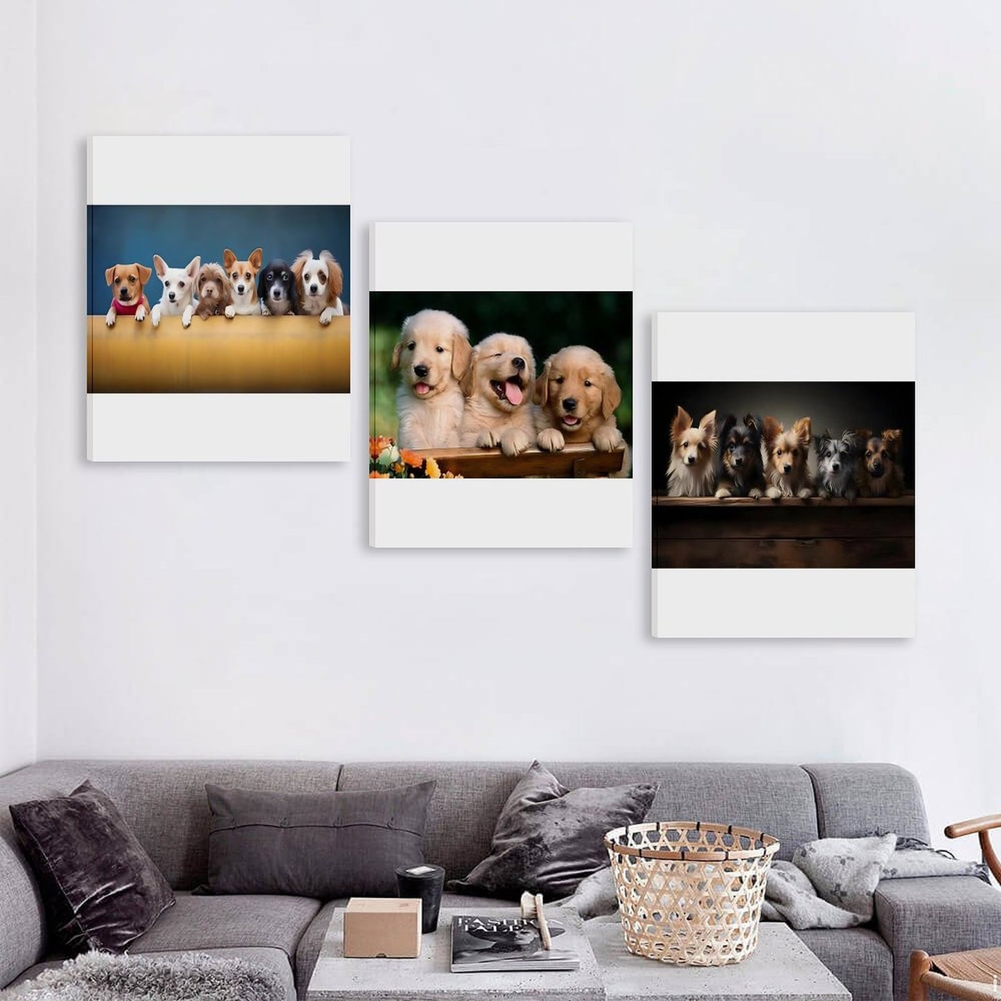 Vertical Multicolor Framed Wall Art-4:5 Aspect Ratio(One-sided Printing)