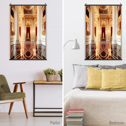 Canvas Hanging Poster with Scrolls-16"x24"/ 40x60cm