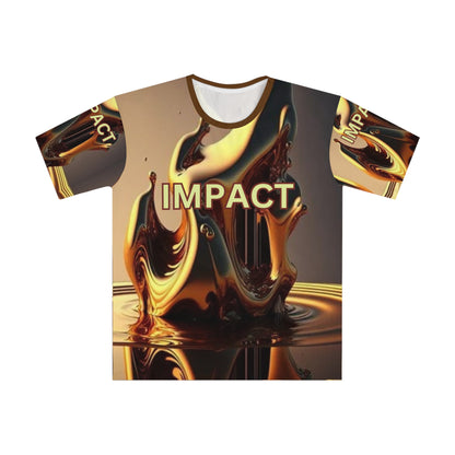 IMPACT UNISEX Loose T-shirt Brown Collar (XS-5XL) (for groups or events)