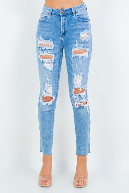 American Bazi High Waist Destroyed Jeans-1-15